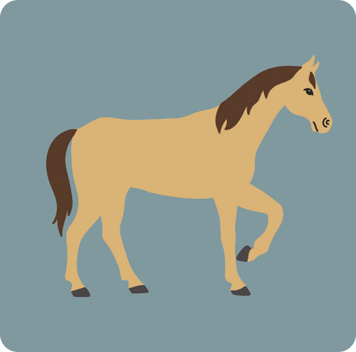 Magnet personnalisé représentant l'équitation