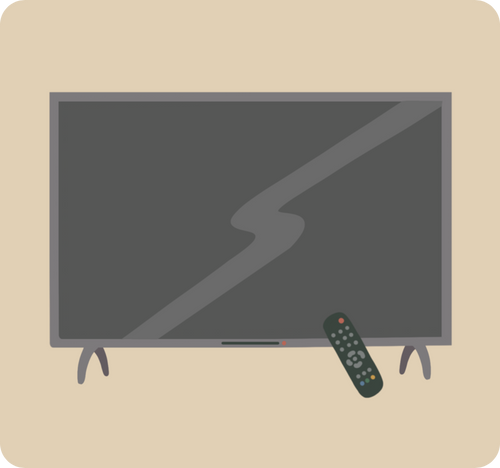 Magnet personnalisé regarder la télévision