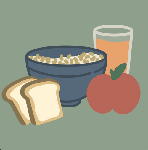 Magnet personnalisé petit déjeuner