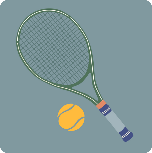 Magnet personnalisé tennis