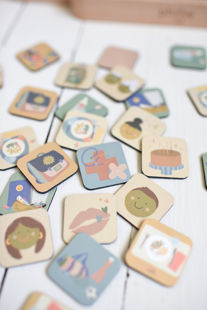 15 magnets semainier enfant éducatif phillie